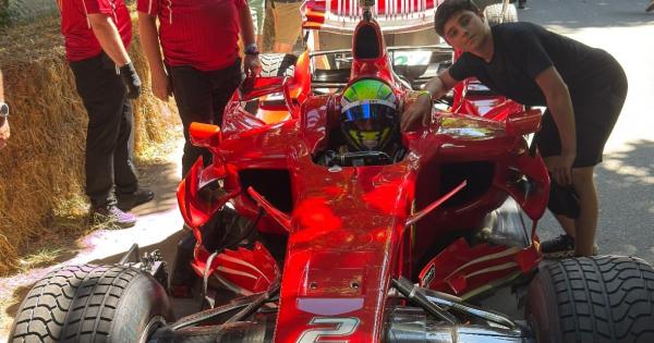 Massa újra találkozott a 2008-as Ferrarijával Goodwoodban, de a bajnoki cím még mindig hiányzik az életéből.